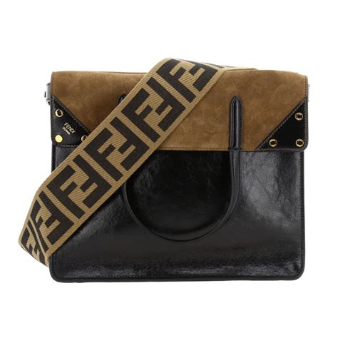 borsa fendi tessuto tracolla|Borse e pochette per Donna .